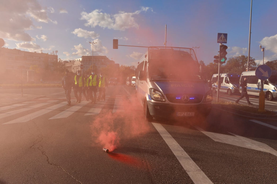 Protest przedsiębiorców pod kancelarią premiera