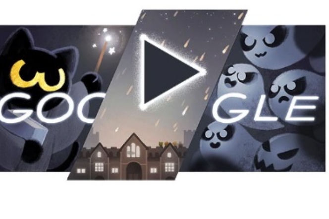 google doodle halloween