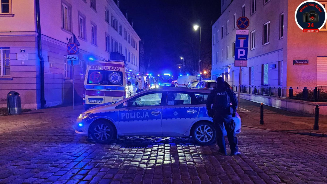 Dym i ogień w domu opieki. Uratowali kilkadziesiąt osób, jednej nie zdążyli