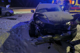 Wypadek u zbiegu ulic Ostrowieckiej i Benedyktyńskiej w Starachowicach