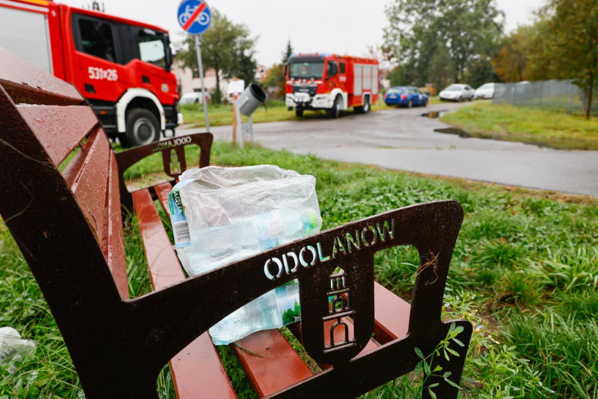 Trwają przygotowania na wielką wodę w Odolanowie. Niż genuański może przynieść powódź i podtopienia [ZDJĘCIA]