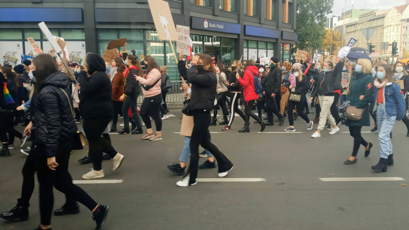 Protest kobiet w Szczecinie - 28.10.2020