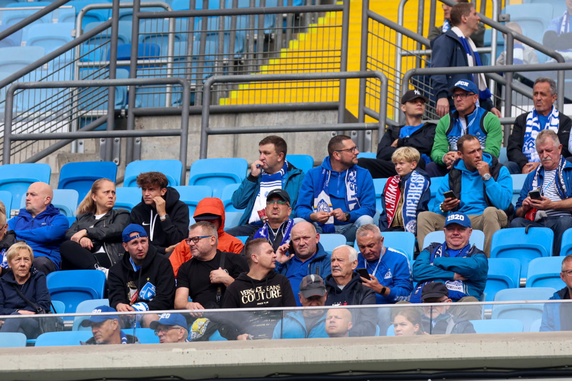 Kibice na meczu Ruch Chorzów - ŁKS