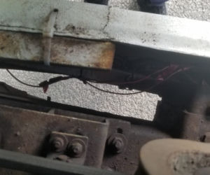 Autokar w koszmarnym stanie technicznym