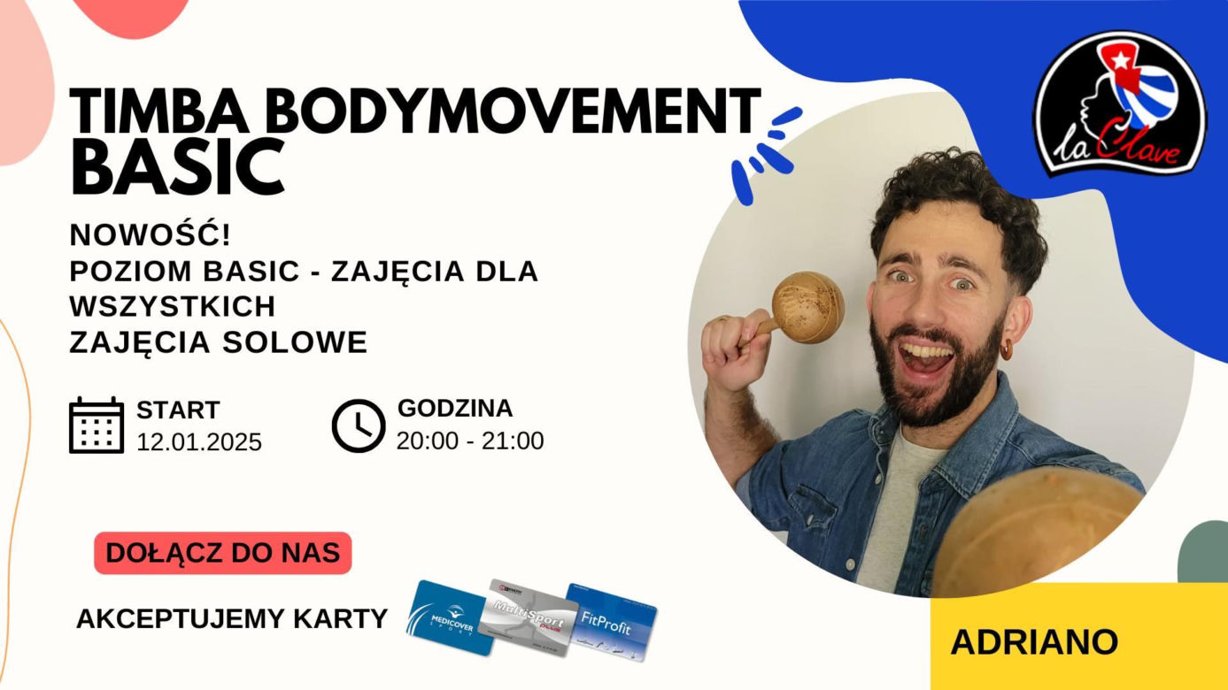 Timba Bodymovement w La Clave - niedziela 19 stycznia