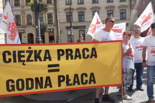 Pracownicy DPS-ów strajkowali w Lublinie [GALERIA]