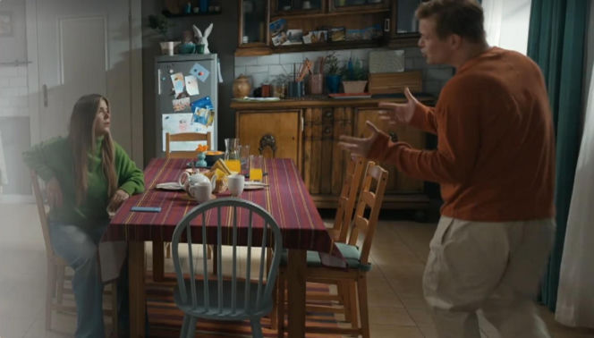 Barwy szczęścia, odc. 3342. Hubert (Marek Molak), Agata (Natalia Zambrzycka)