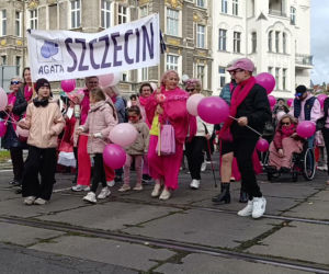 Marsz Różowej Wstążki w Szczecinie