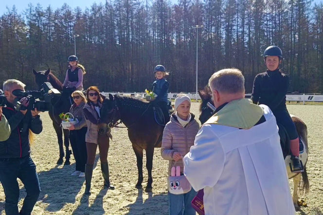 Konna święconka w Szczecinie