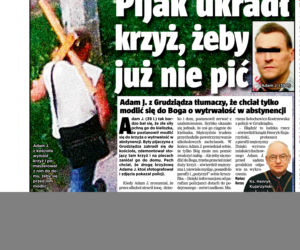 Pijak ukradł krzyż, żeby już nie pić