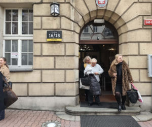 Ewakuacja sądu w Katowicach