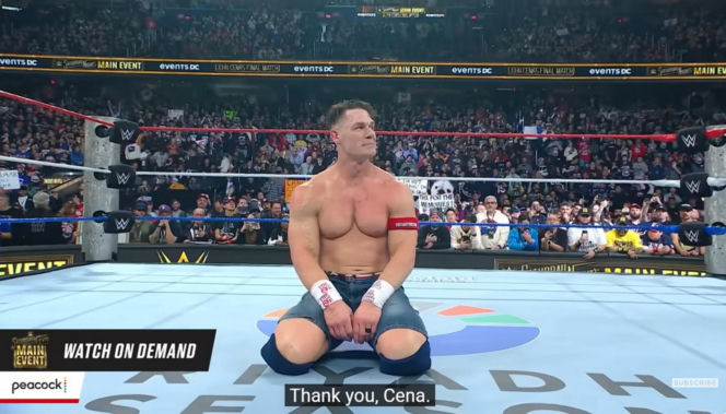 John Cena pożegnał się z WWE