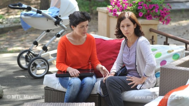M jak miłość odc. 1161. Zuza (Jolanta Fraszyńska), Kinga (Katarzyna Cichopek)