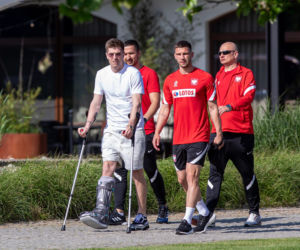 Krzysztof Piątek odwiedził kadrę w Opalenicy