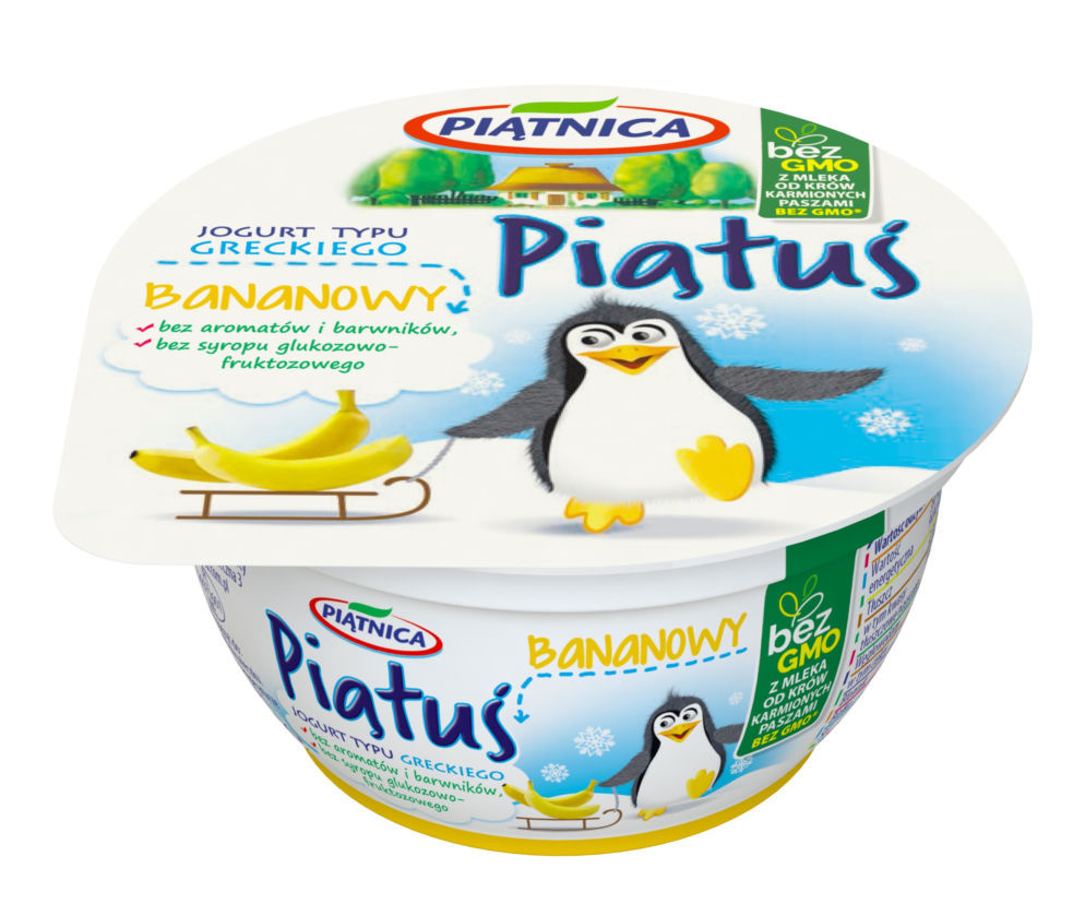 Nowe jogurty Piątuś - 3 smaki zdrowej przekąski