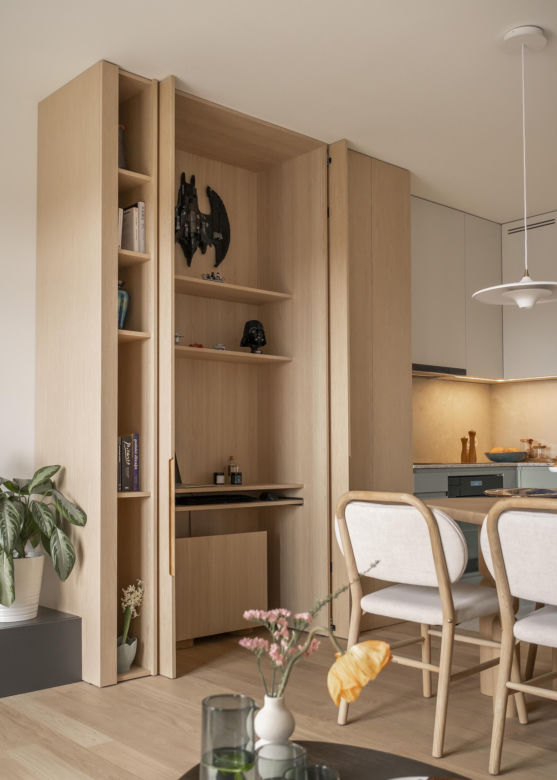 Mieszkanie architekta w Poznaniu inspirowane organicznymi kształtami