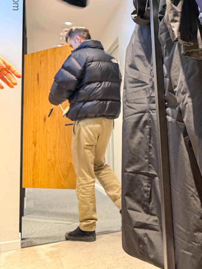 Maciej Zakościelny na zakupach