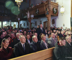 Para prezydencka kolędowała z góralami w Koniakowie