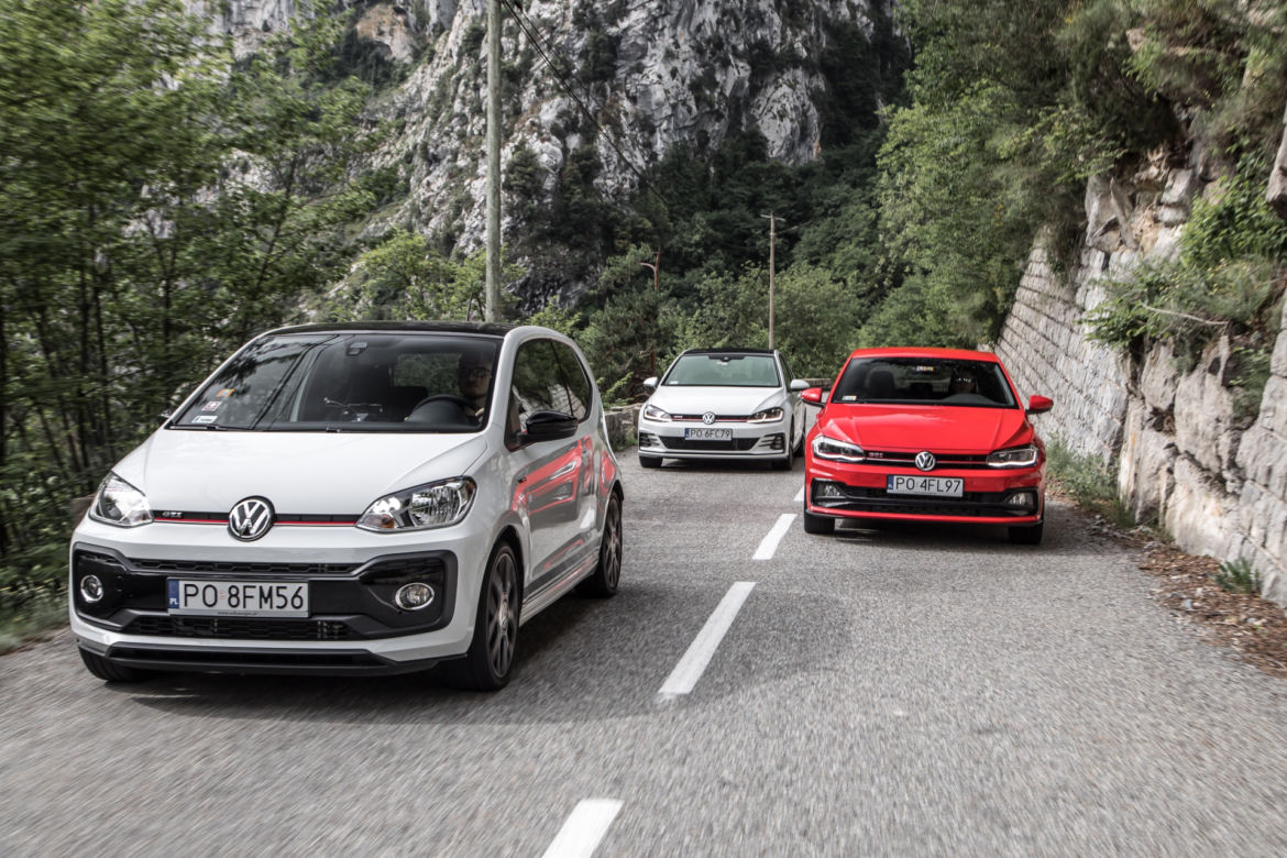 Volkswagen Golf GTI, VW Polo GTI, VW up! GTI