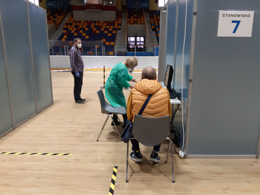 Punkt szczepień masowych w Opolskim Toropolu