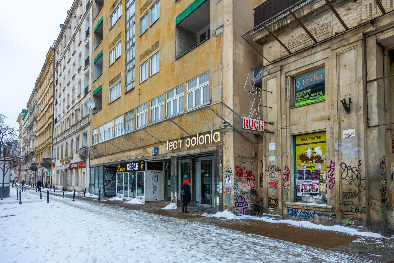 Graffiti w centrum Warszawy w 2026 r.