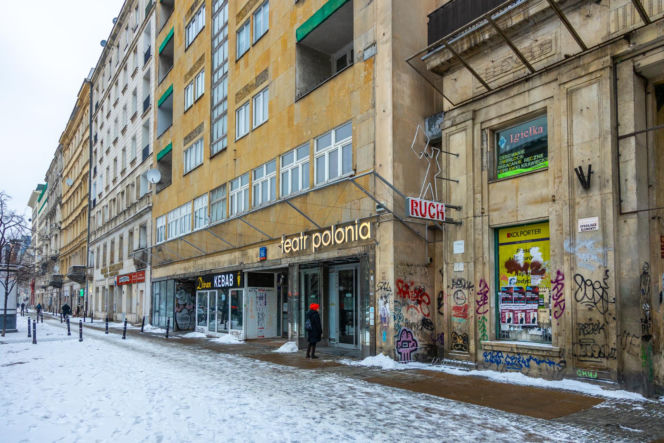 Graffiti w centrum Warszawy w 2026 r.