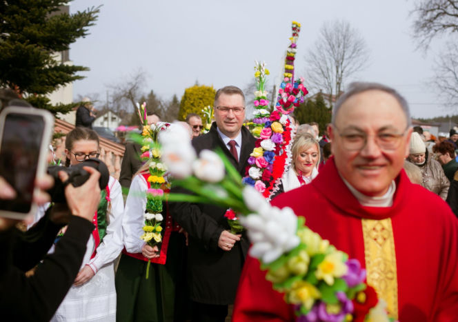 Obchody Niedzieli Palmowej w Lysych