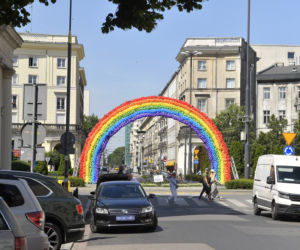 Tęcza wraca na Plac Zbawiciela w Warszawie