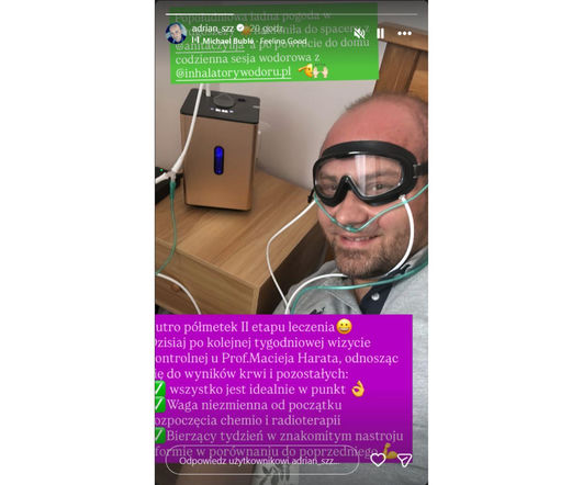 Adrian Szymaniak mówi o efektach terapii. Ostatnie wyniki badań okazały się zaskakujące