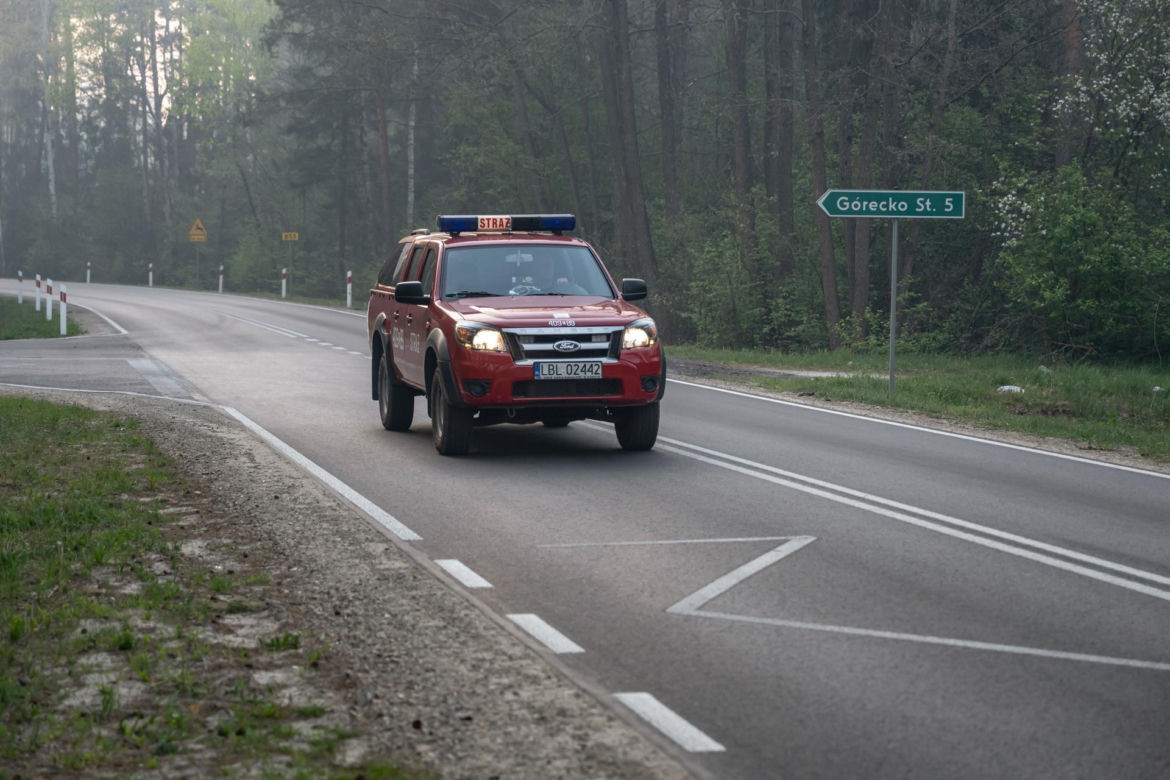 Roztoczański Park Narodowy zamknięty! Puszcza Solska w ogniu