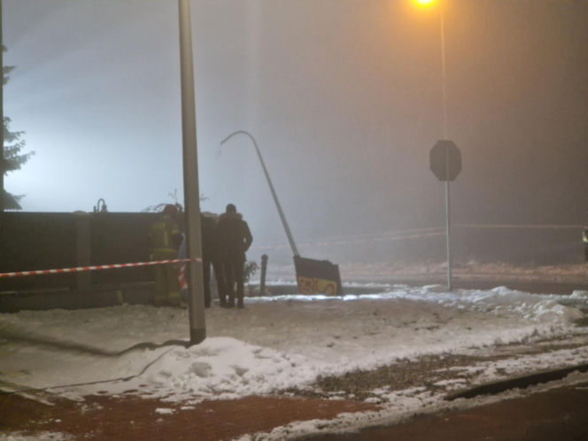 Gigantyczne zapadlisko w Olkuszu