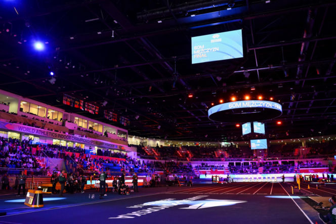 Halowe Mistrzostwa Świata w Lekkoatletyce Kujawy Pomorze 26 w Toruniu. Zdjęcia kibiców i zawodników z 1. dnia imprezy