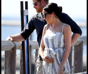 Meghan Markle pokazała ciążowy brzuszek