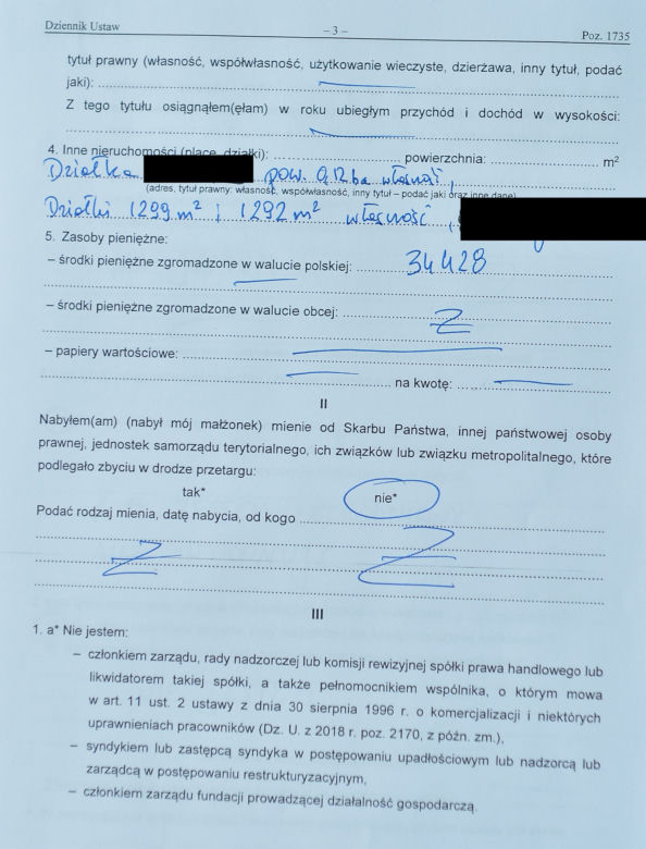 Łukasz Szumowski ujawnia majątek