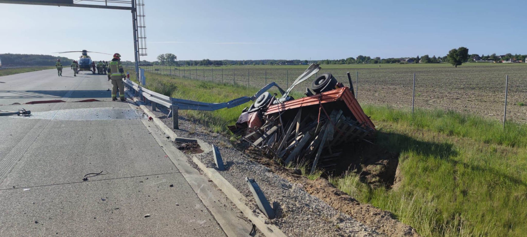 Wypadek na trasie S5 w Żołędowie pod Bydgoszczą! Cztery osoby zostały ranne [ZDJĘCIA]