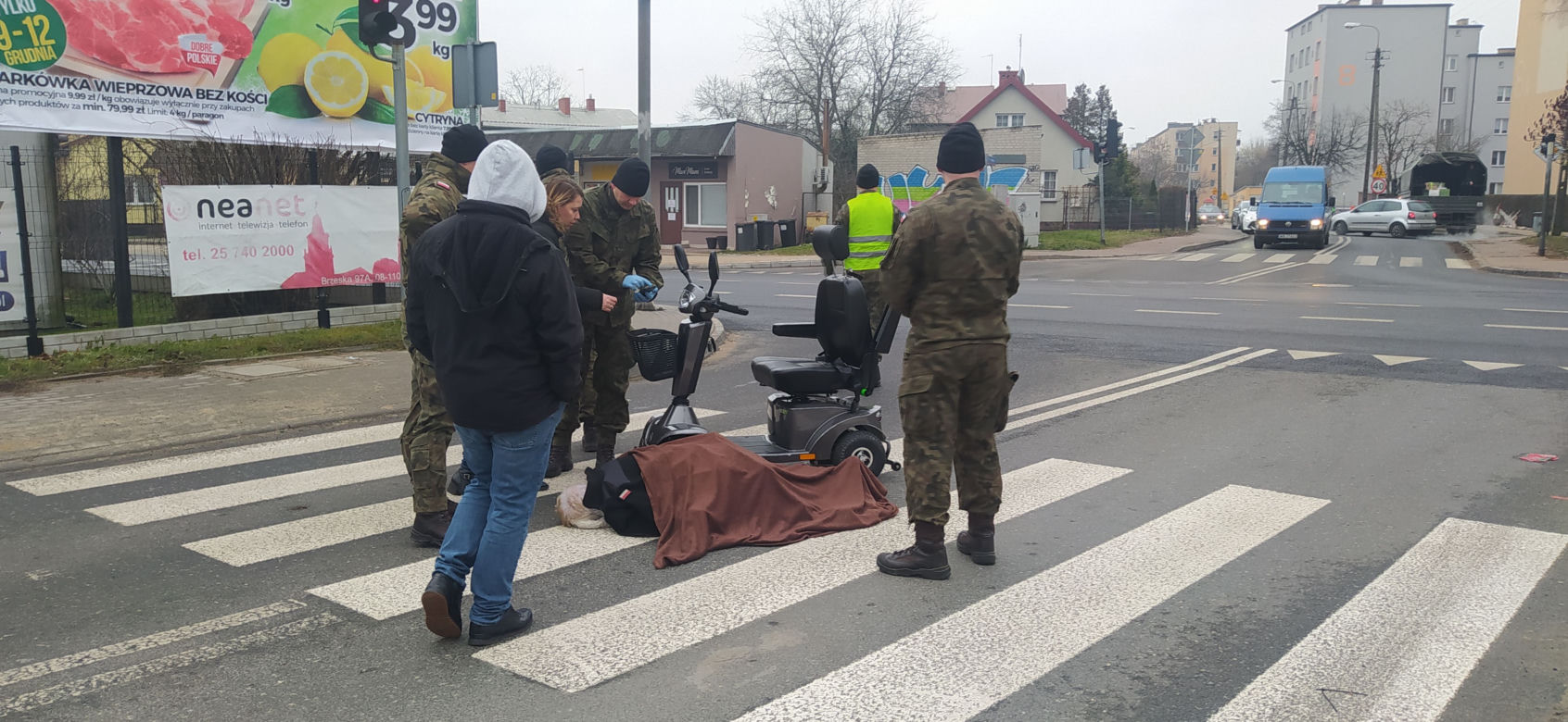  Siedleccy żołnierze uratowali panią Marię