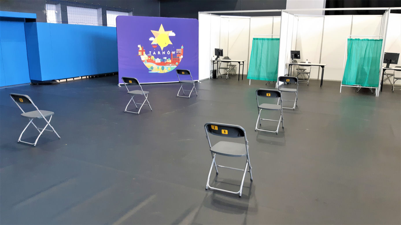 Punkt masowych szczepień gotowy - zobacz zdjęcia!