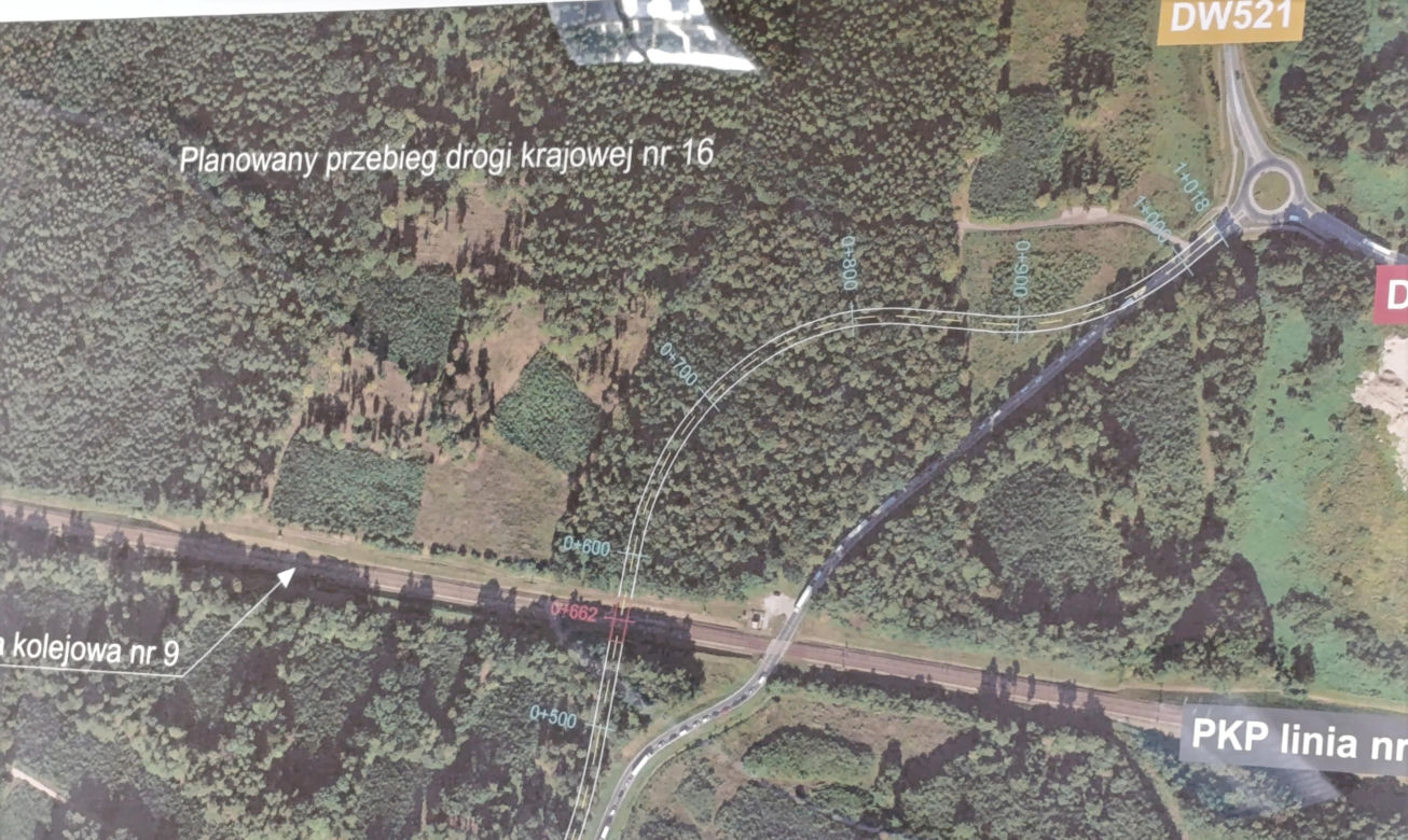 Umowy na wiadukt na DK16 nad linią kolejową Iława-Gdynia
