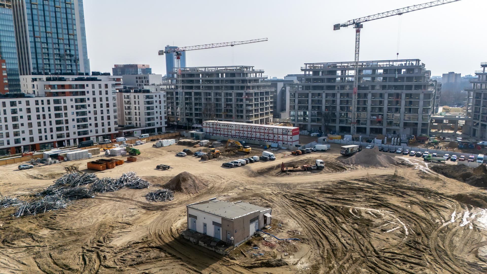 NOHO ONE w Warszawie w budowie