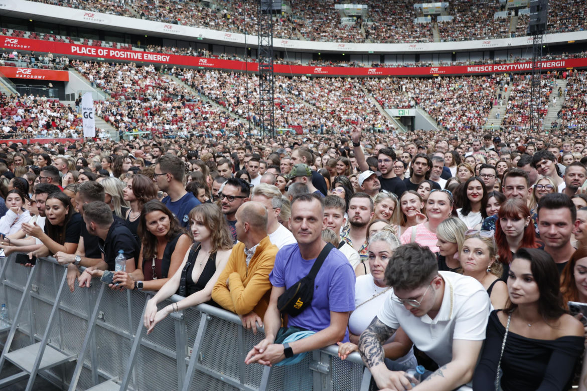 Koncert Jennifer Lopez w Warszawie (25.07.2025) - część druga. Organizatorem koncertu jest Prestige MJM