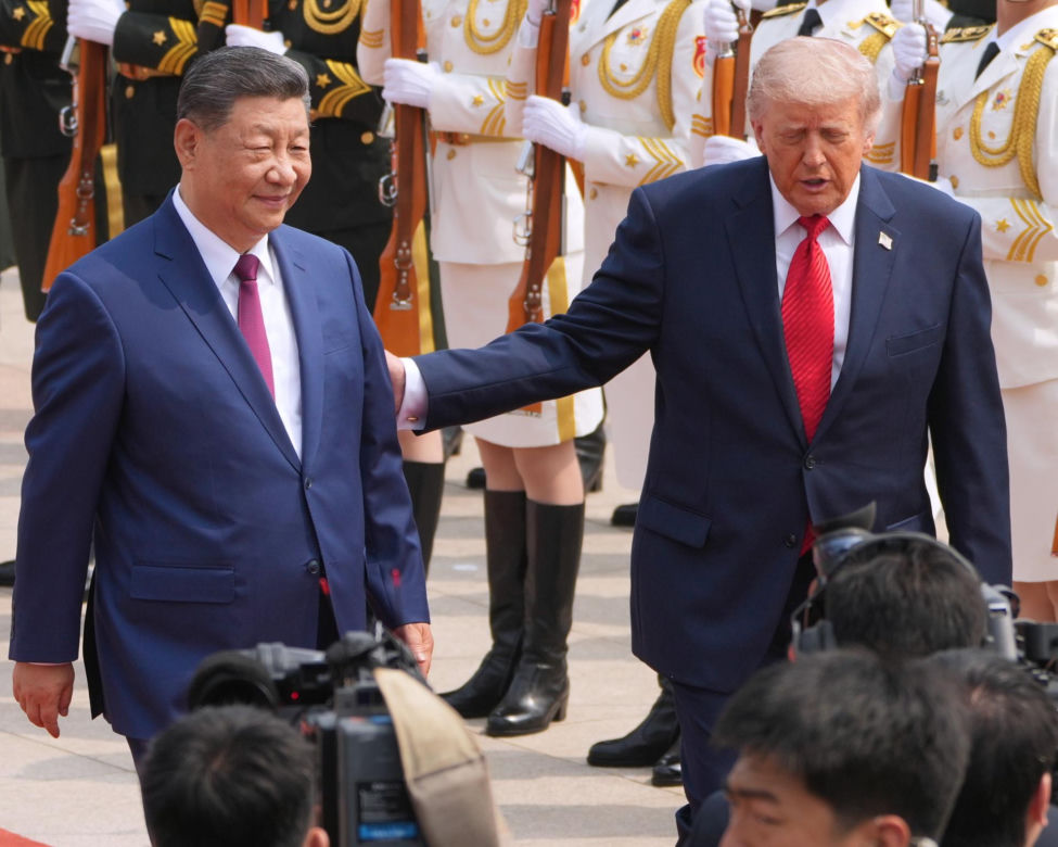 Trump w Chinach! Zobacz spotkanie. "Wielki przywódca, fantastyczna przyszłość"