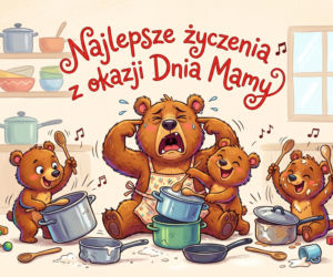 Zabawny obrazek na Dzień Matki do pobrania