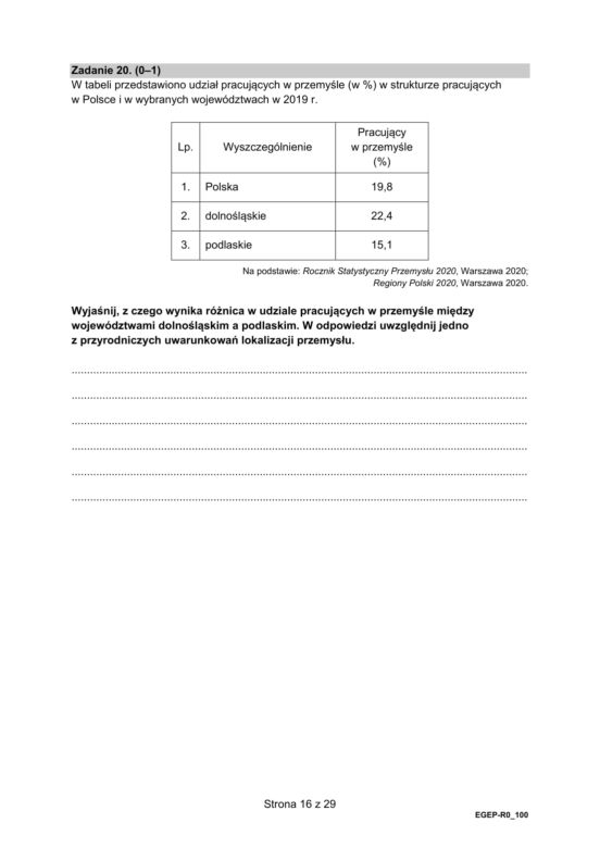 Matura 2022: geografia rozszerzona. Arkusze CKE, zadania, pytania. Poziom rozszerzony	