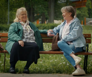 Barwy szczęścia odc. 3419. Amelia (śp. Stanisława Celińska), Basia (Sławomira Łozińska)