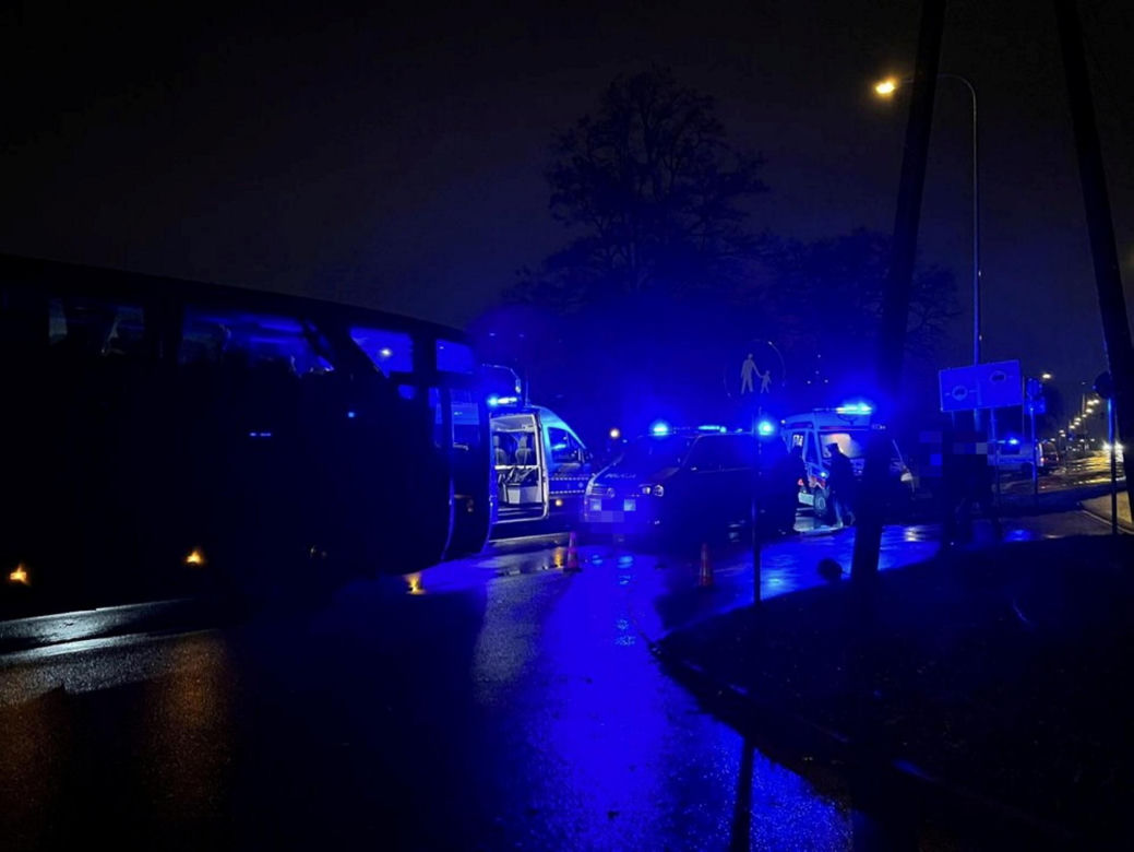 Wypadek w Zielonej Górze. Autobus potrącił mężczyznę