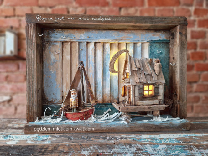 "Pędzlem, młotkiem, kwiatkiem" - bajkowe dzieła Kasi