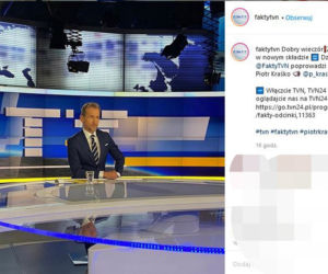 Piotr Kraśko prowadzi  Fakty TVN