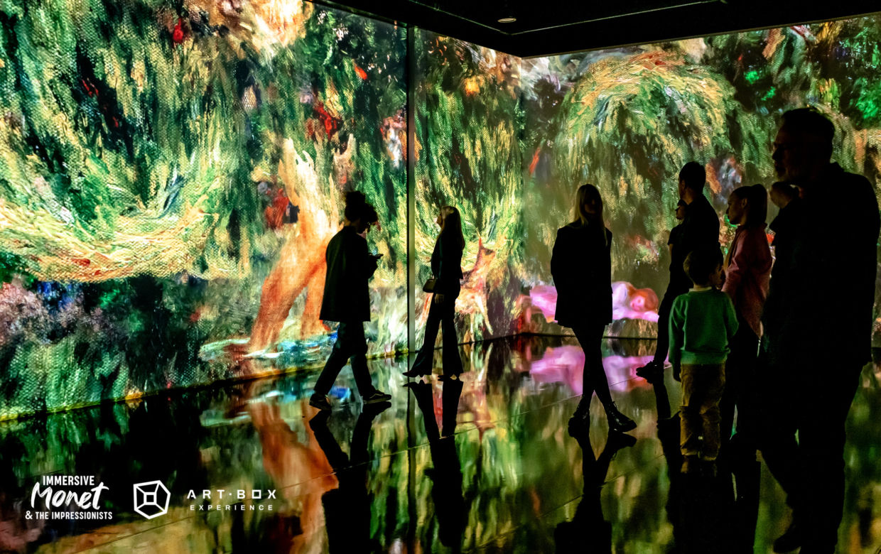 Wystawa Immersive Monet & The Impressionists w Fabryce Norblina