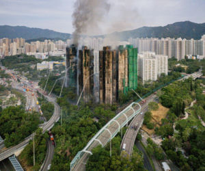 Hongkong / Pożar wieżowców. Liczba ofiar wzrosła już do 44.