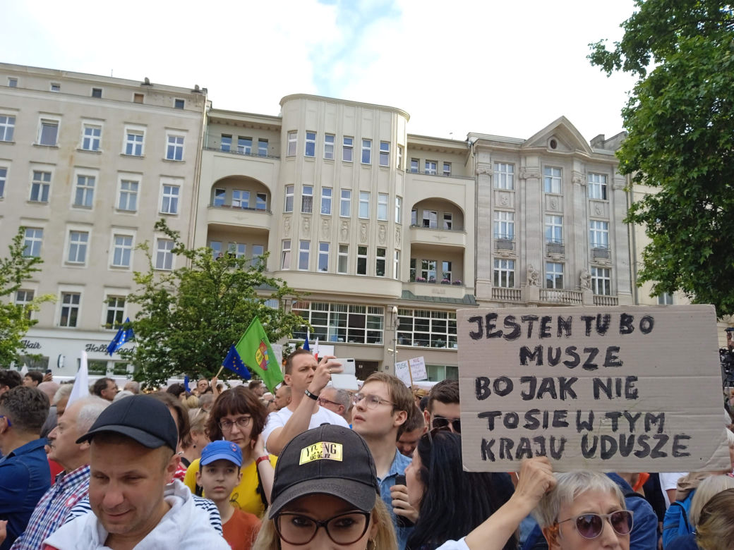 Wiec Donalda Tuska w Poznaniu